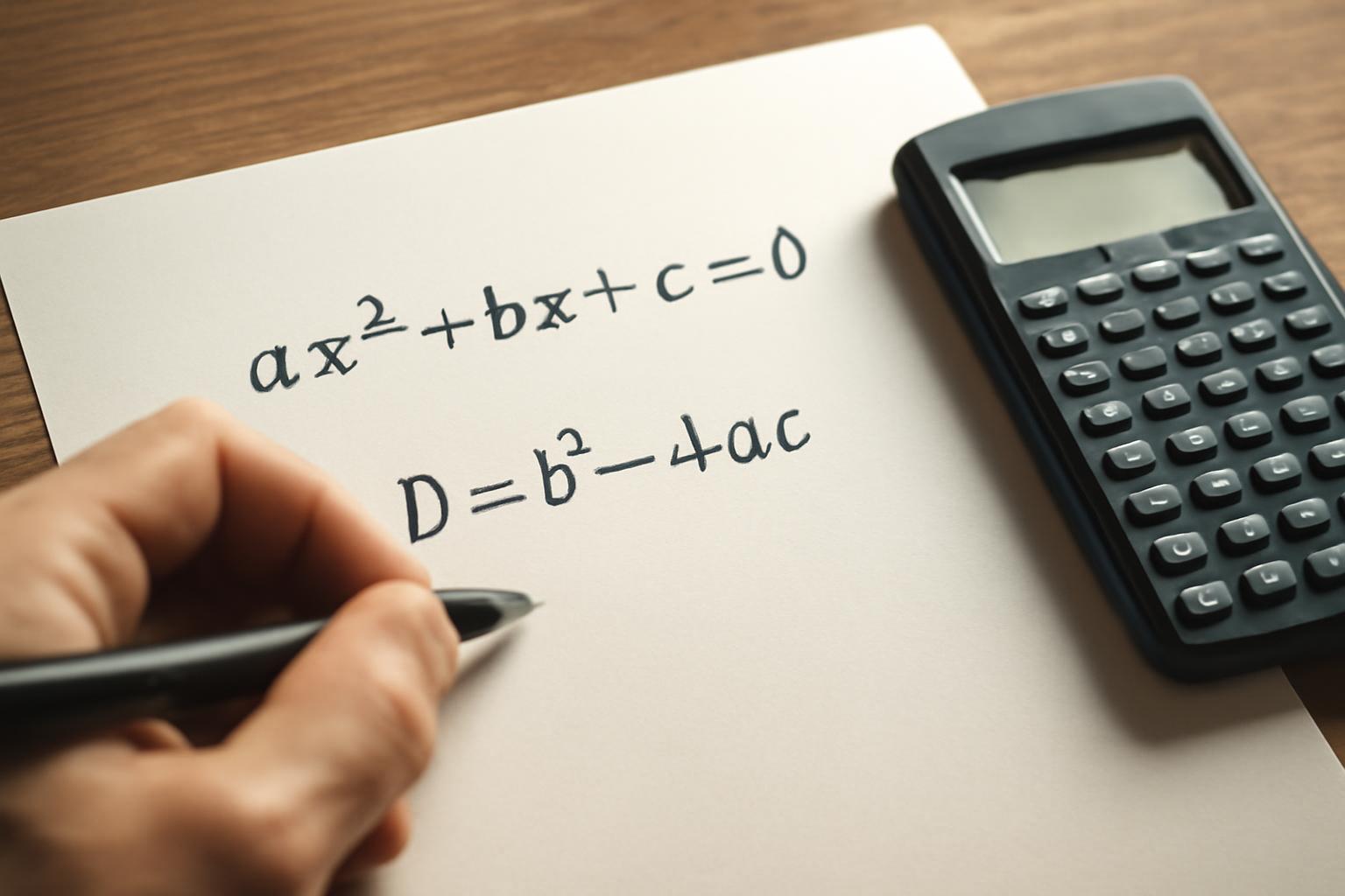 A diszkrimináns alapján az egyenlet gyökeinek vizsgálata