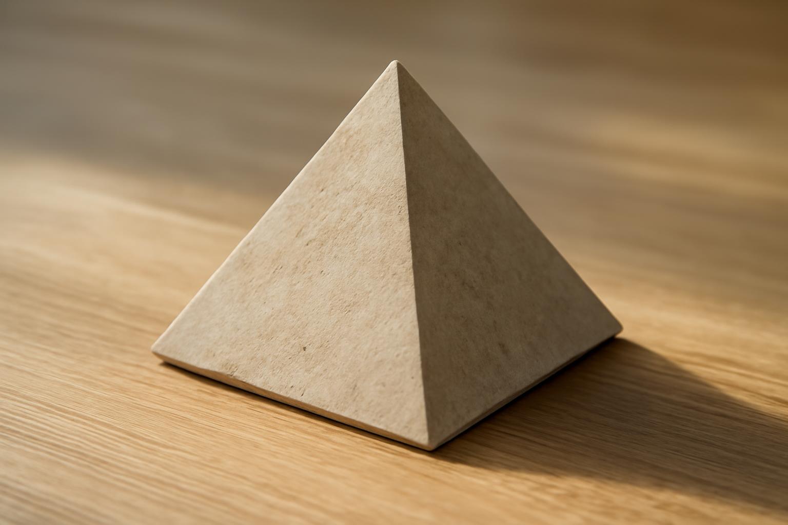 A gúla részei: alap, oldalélek és csúcs