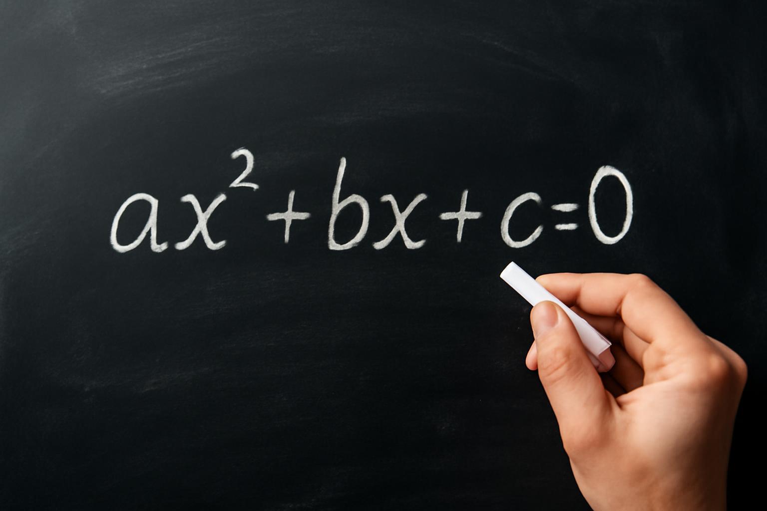 A másodfokú egyenlet általános alakja és elemei
