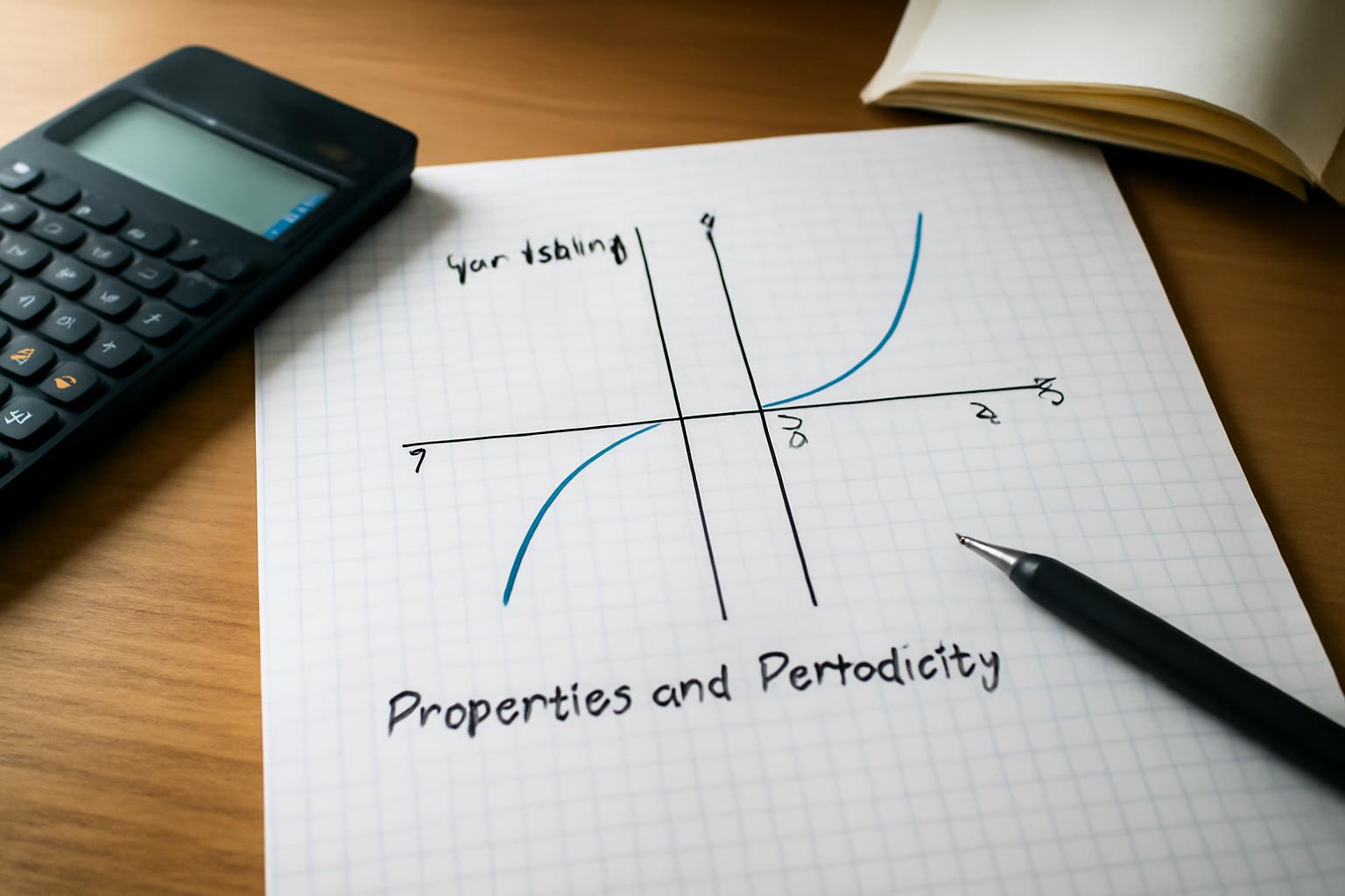 A tangens függvény periodicitása és jellemzői