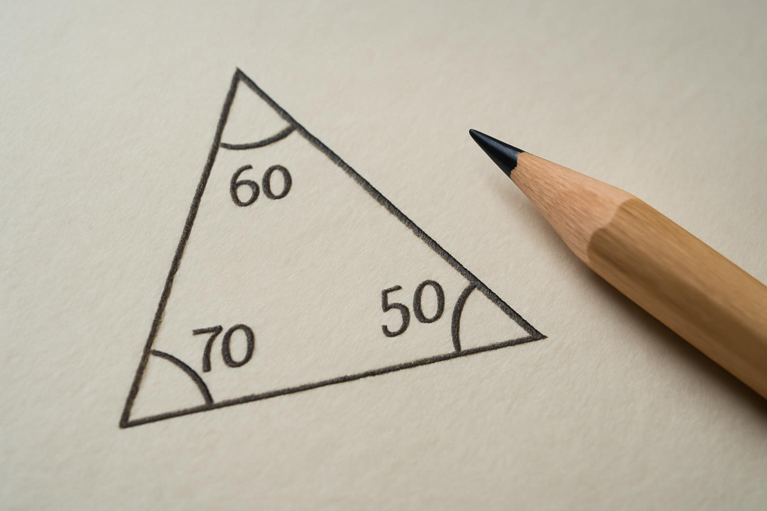 Háromszög belső szögeinek aránya