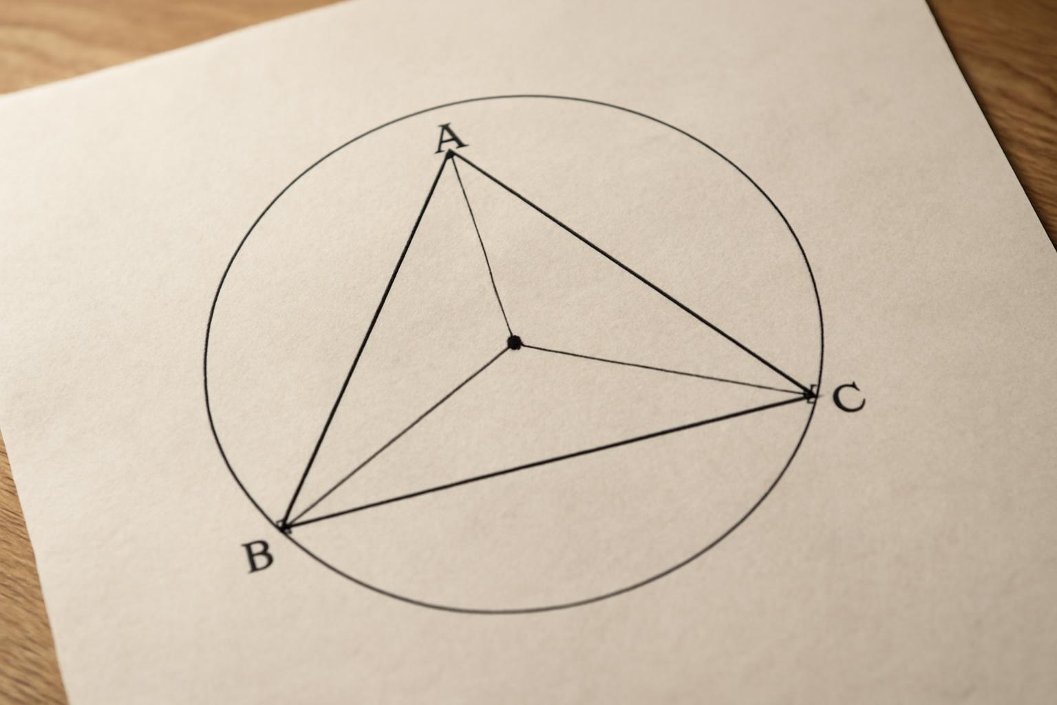 Háromszög köré írható kör középpontja