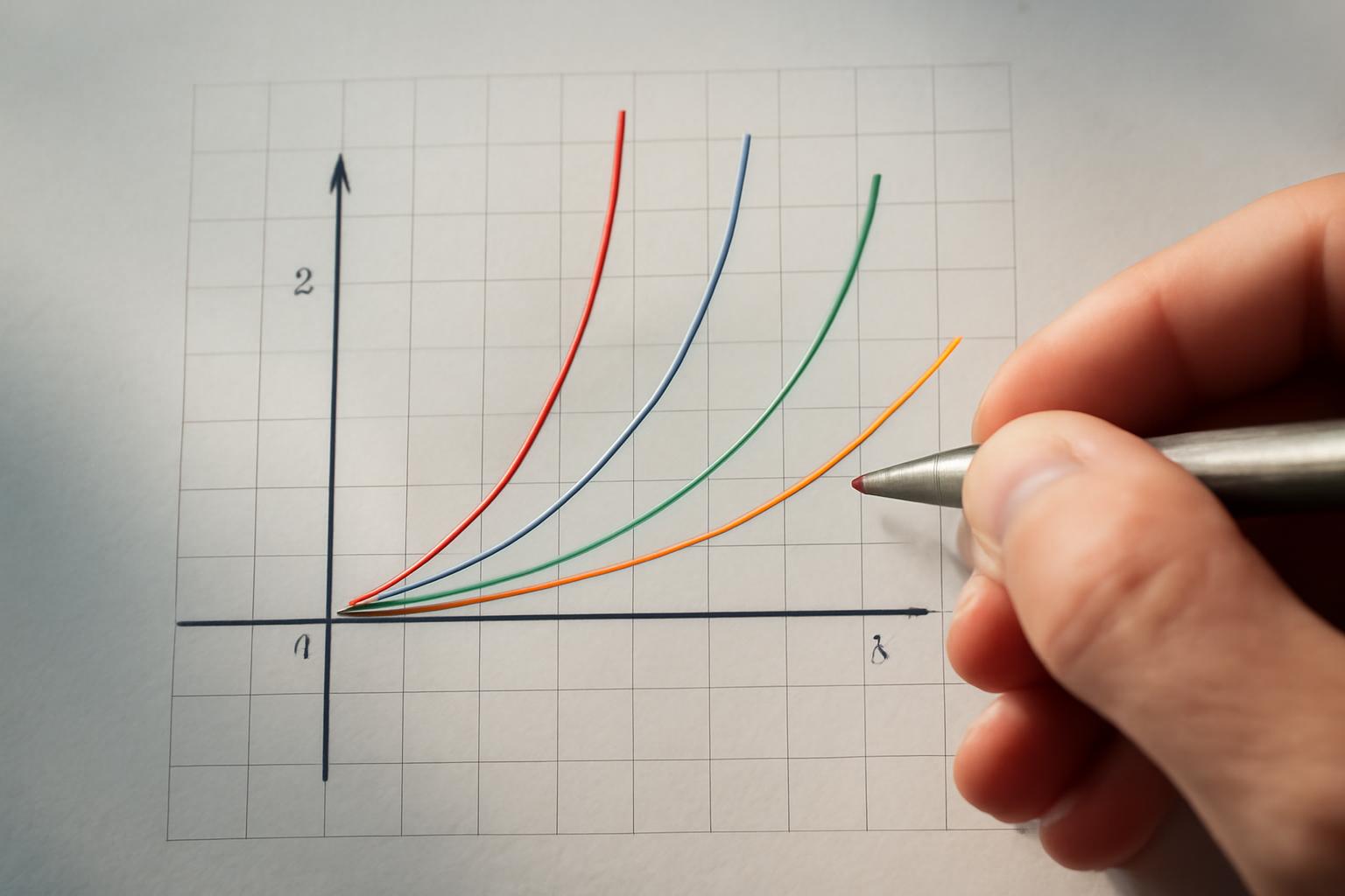 Hatványfüggvények grafikonjai: ábrázolási technikák