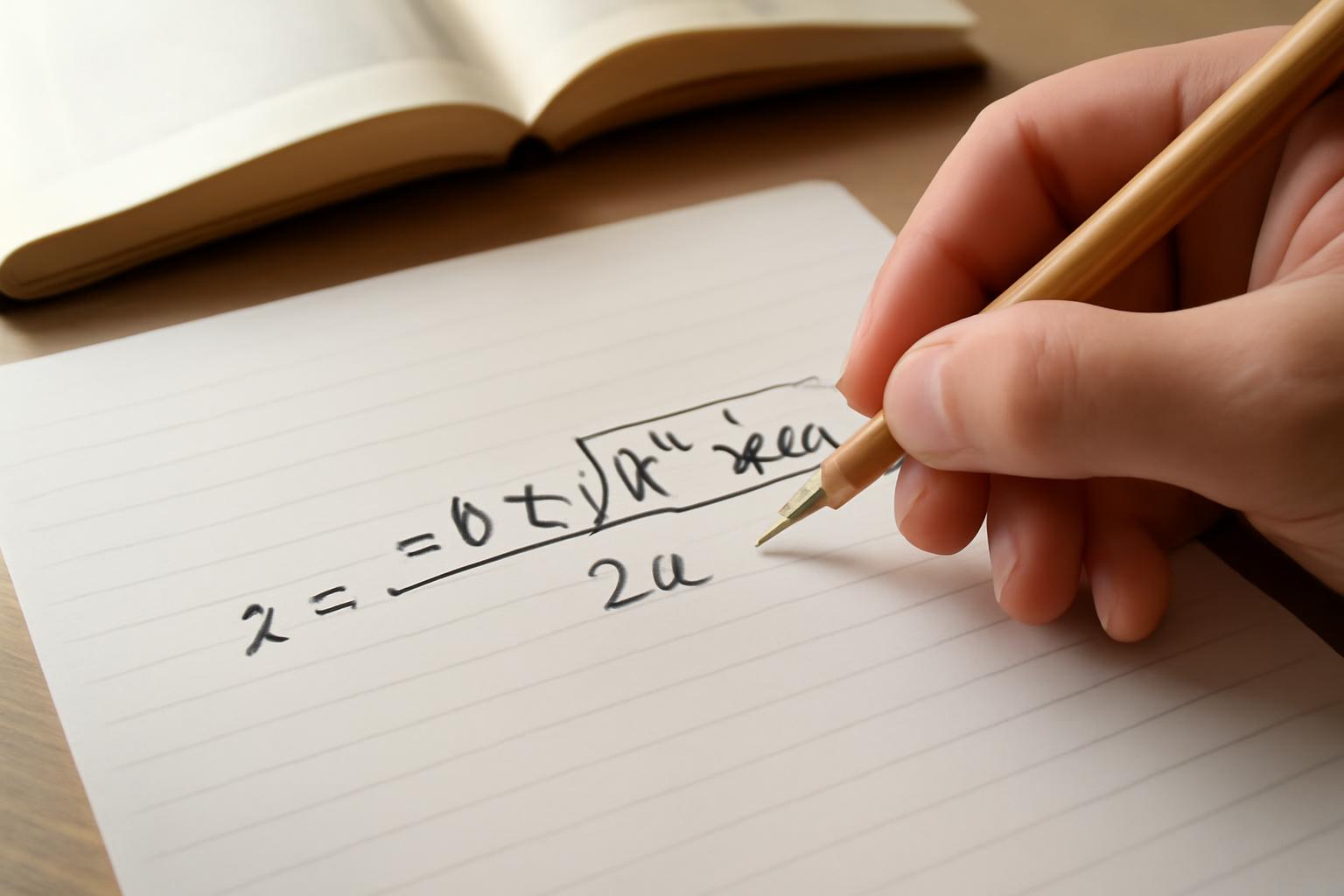 Másodfokú egyenlet megoldóképletének ismertetése