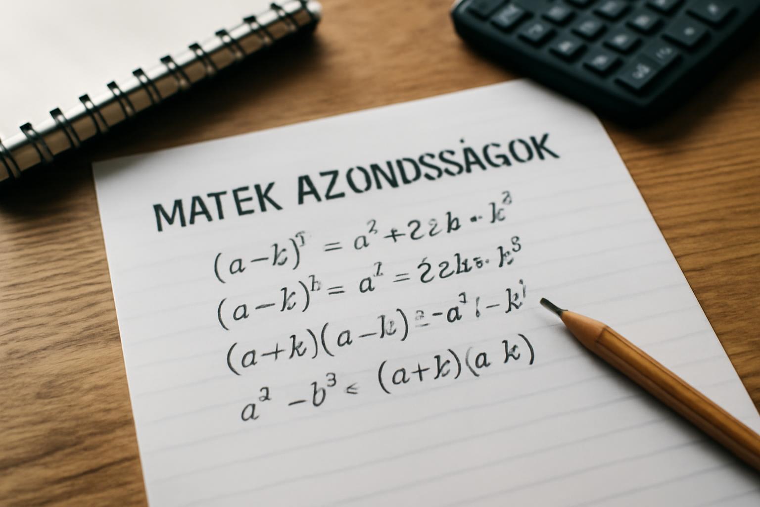 Matek azonosságok