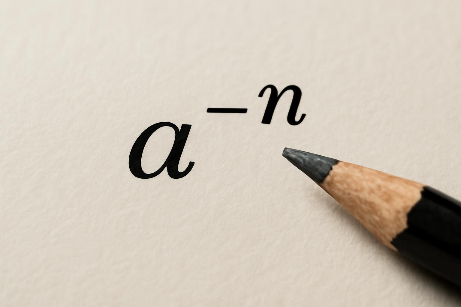 Negatív kitevők: Fordított hatás és jelentése