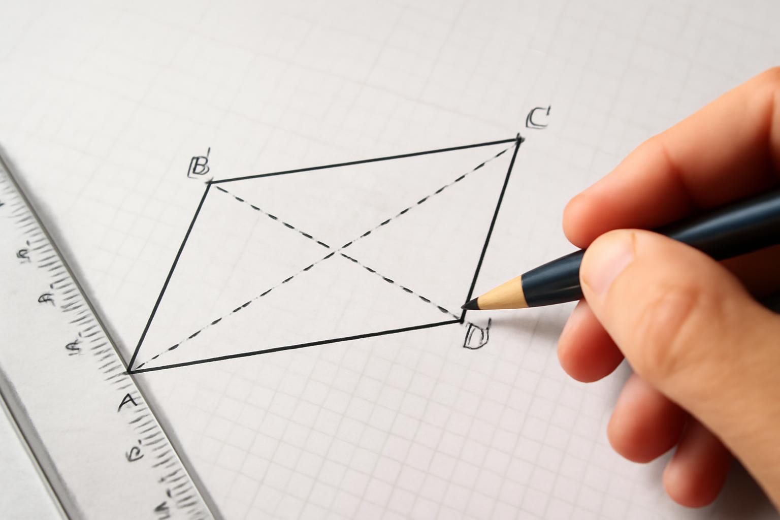 Paralelogramma átlóinak kiszámítása