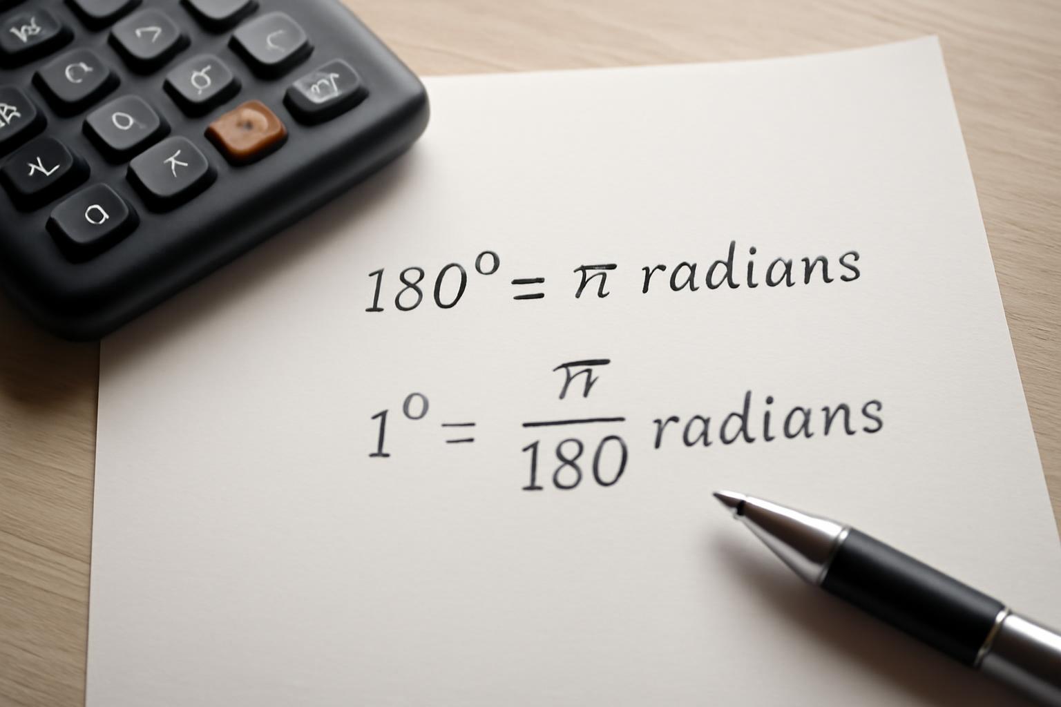 Radián fok átváltás