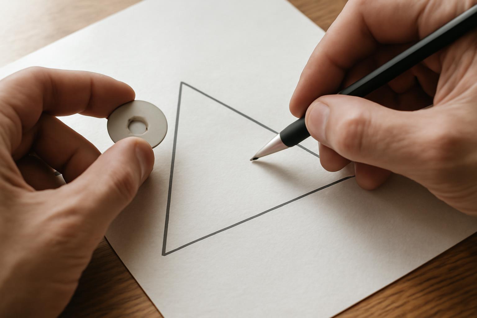 Szabályos háromszög szerkesztése