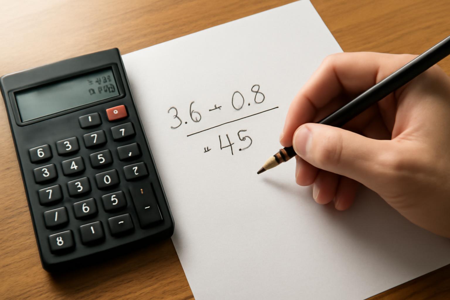 Tizedes tört osztása tizedes törttel