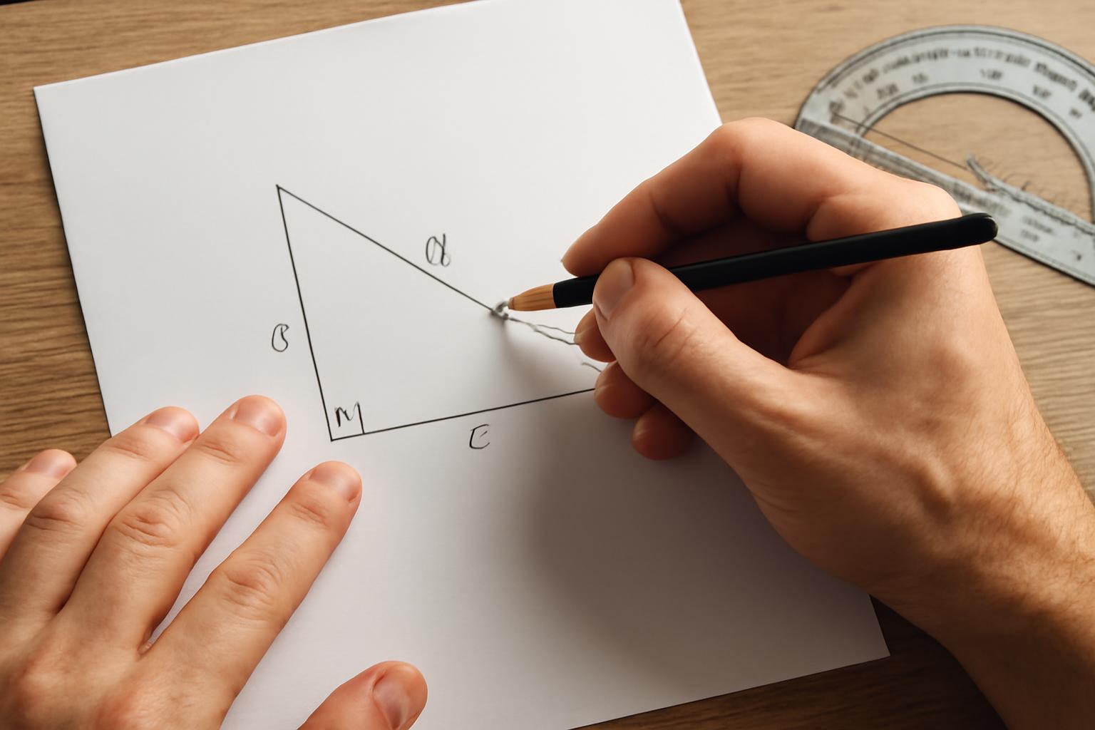 A szögszámítás fontossága a derékszögű háromszögnél