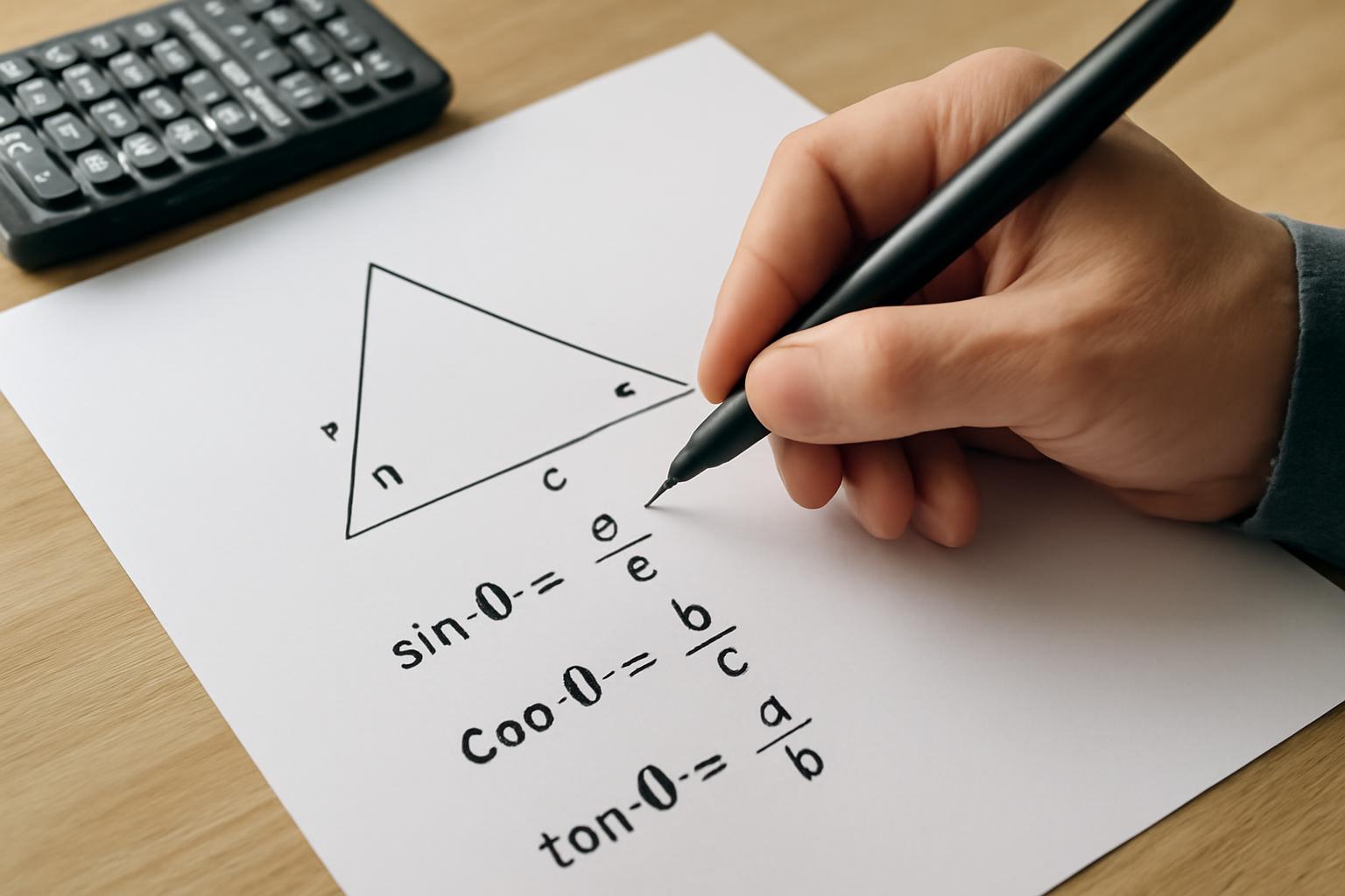 Trigonometrikus arányok bemutatása