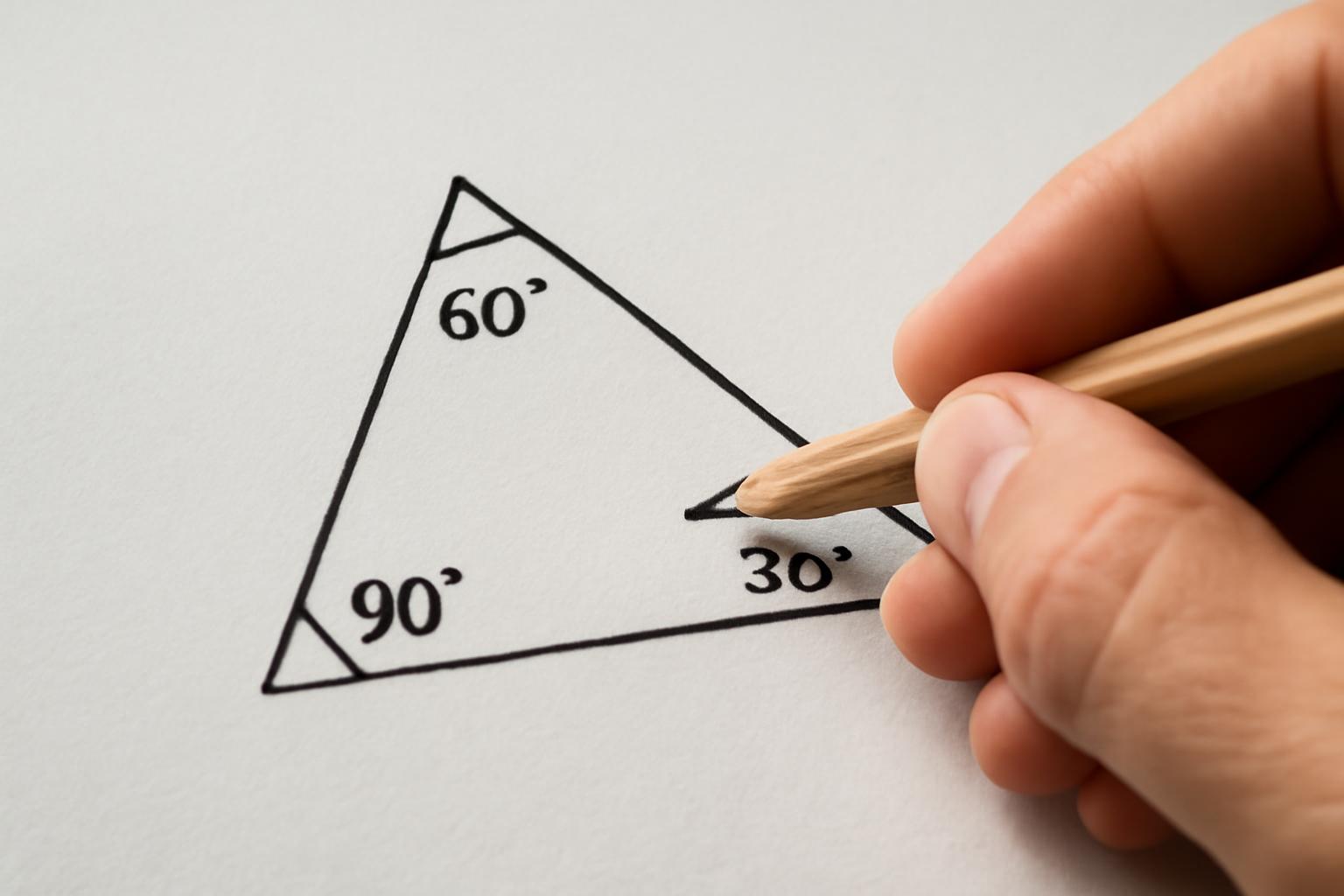 A háromszög belső szögeinek összegére vonatkozó szabály