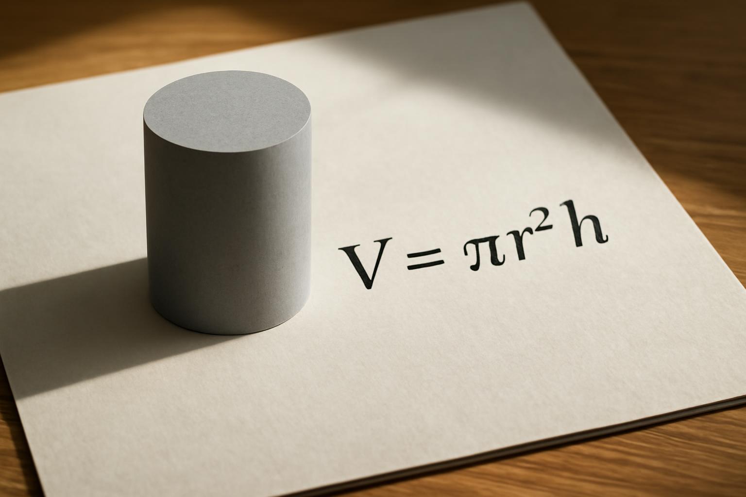 A henger térfogatának általános képlete