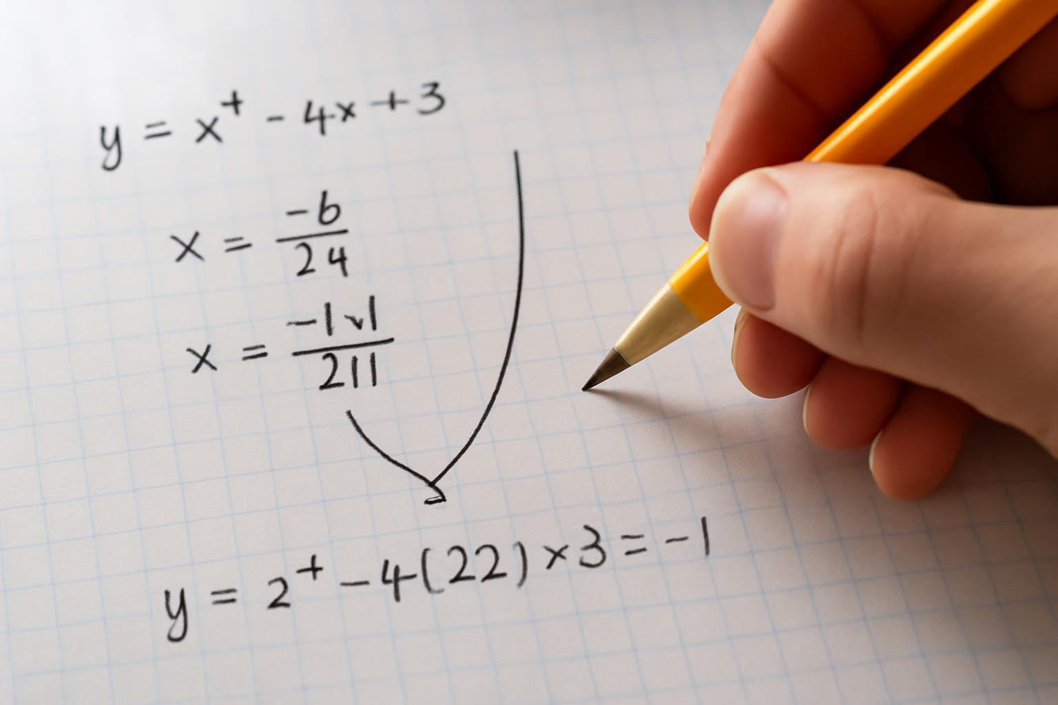 A parabola tengelye és csúcspontjának meghatározása