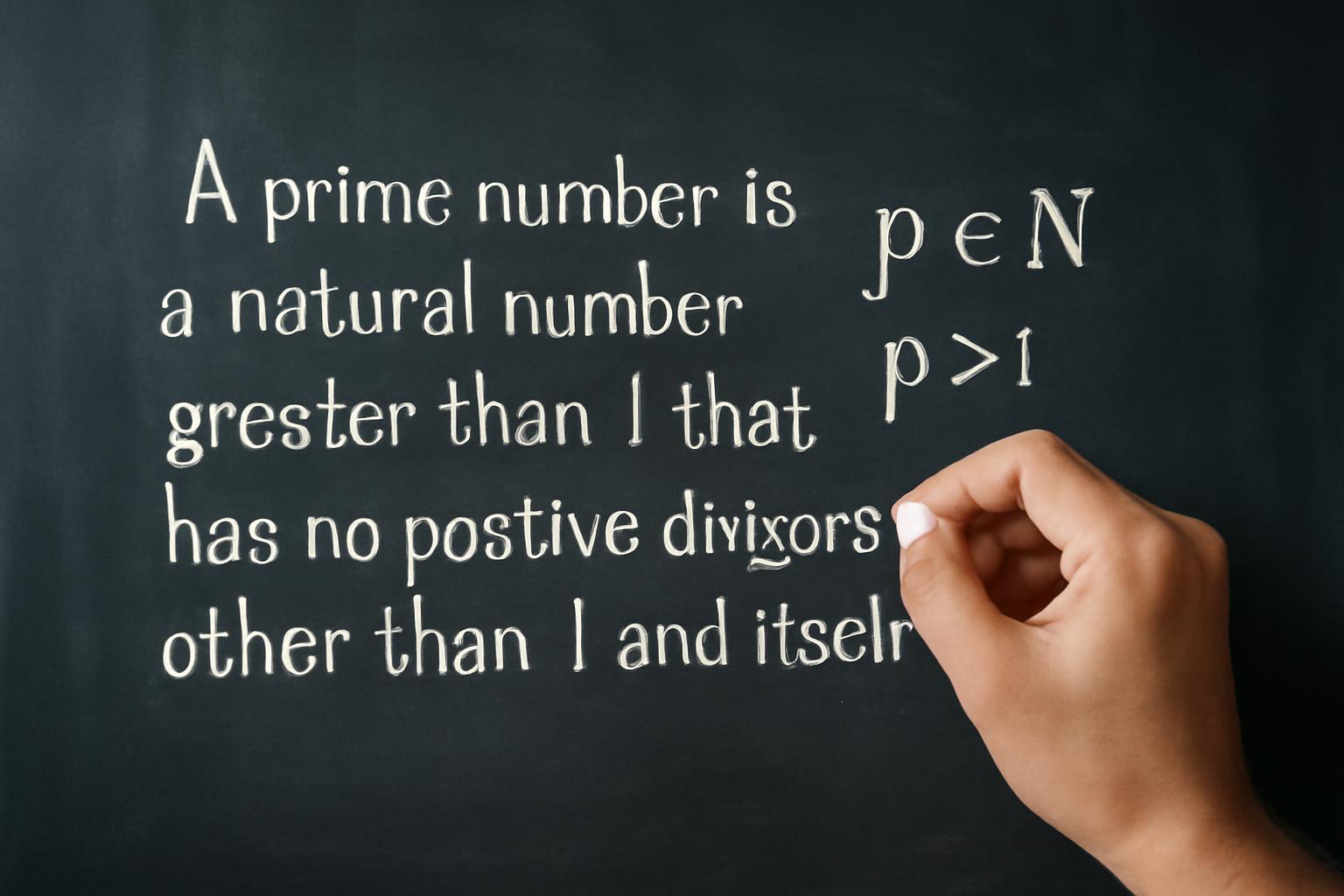 A prímszámok formális definíciója egyszerűen