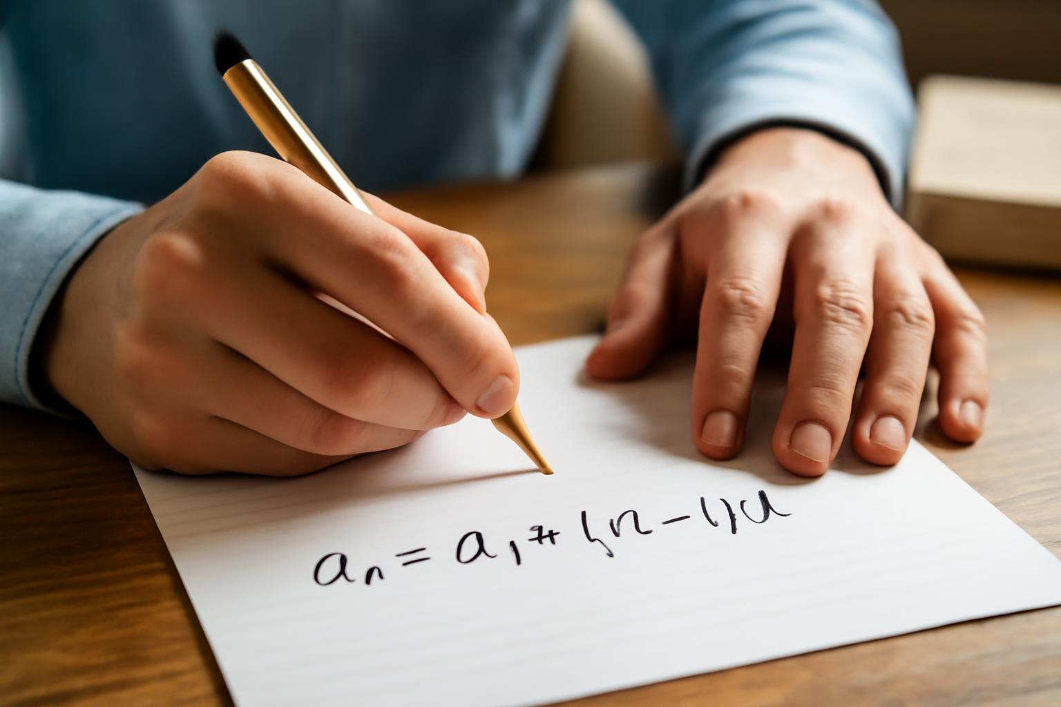 A számtani sorozat képletének bemutatása