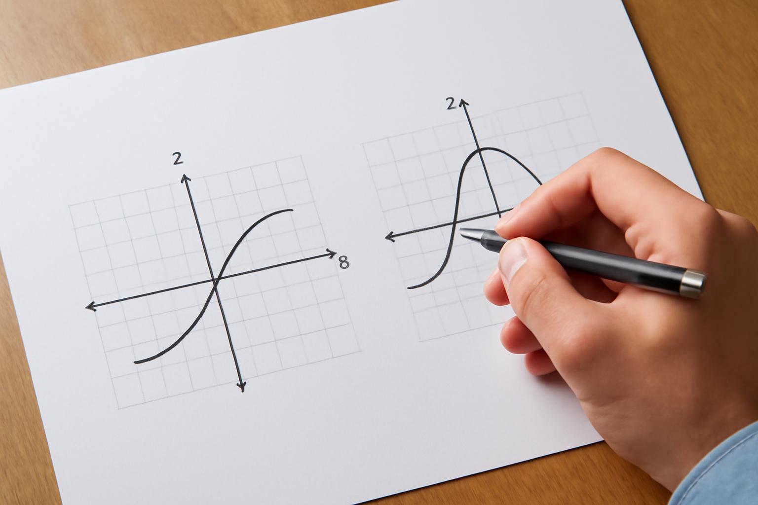 Függvényábrák elemzése paritás szempontjából