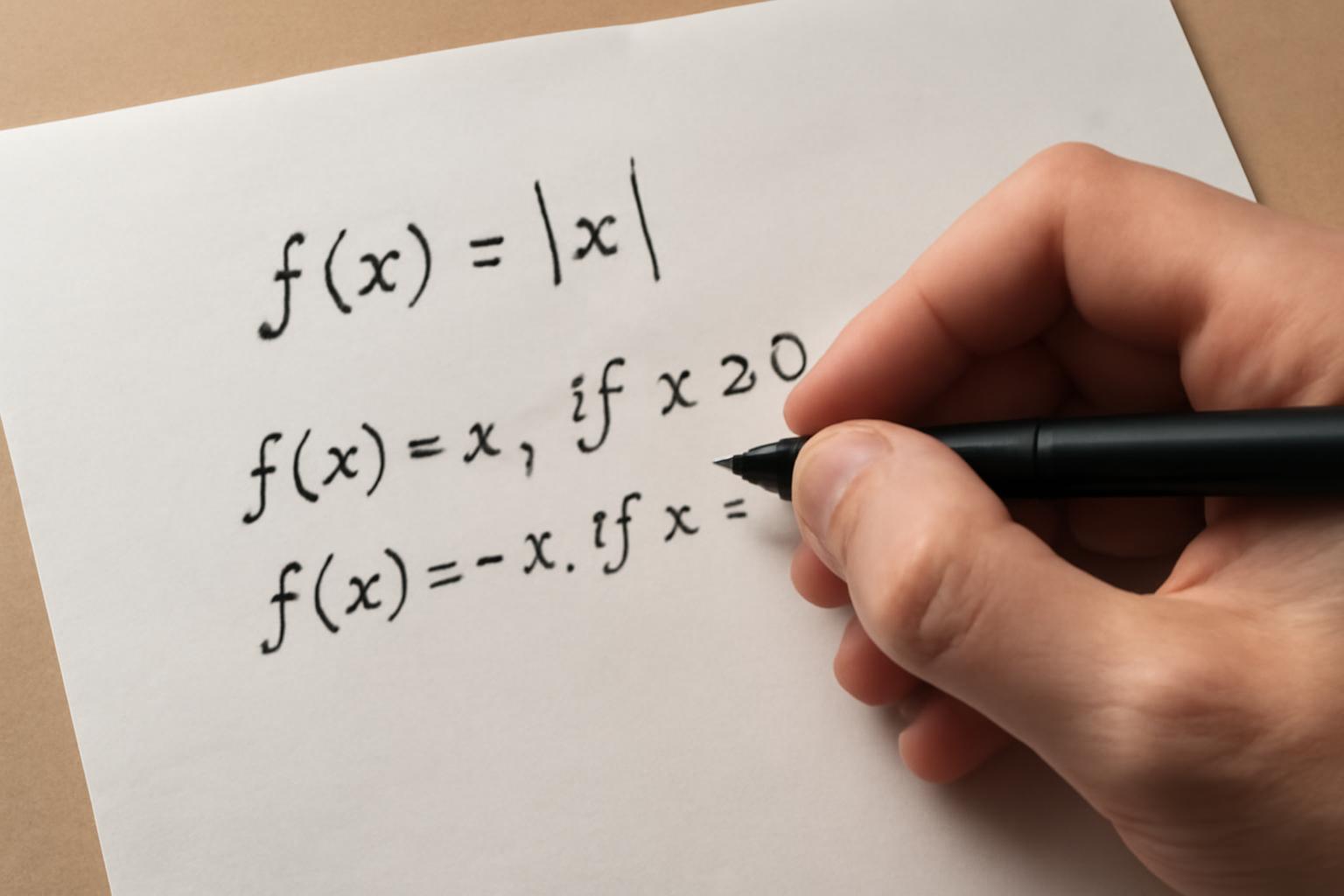 Az abszolút érték függvény matematikai meghatározása