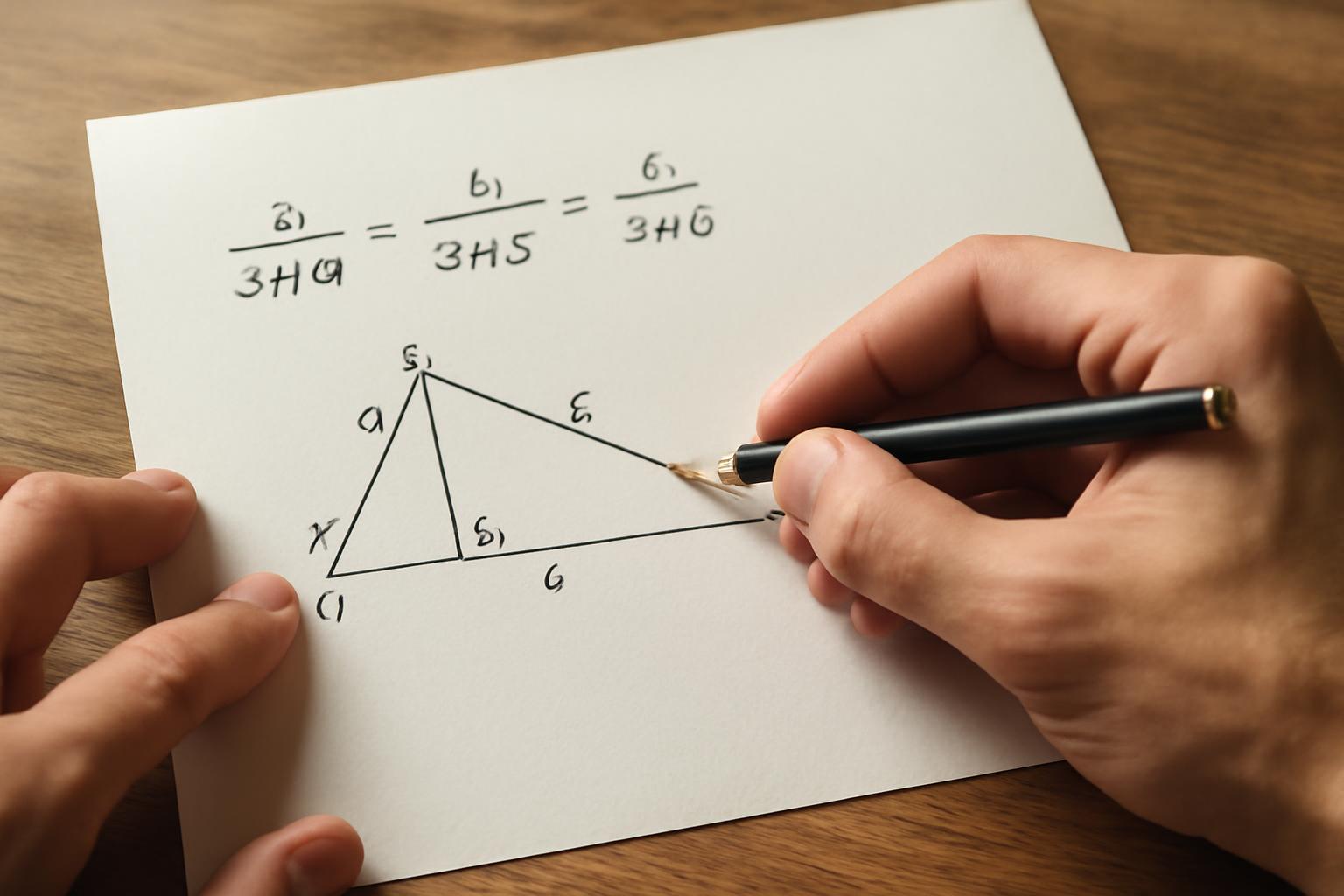 Hogyan alkalmazzuk a szinusz tételt háromszögekre