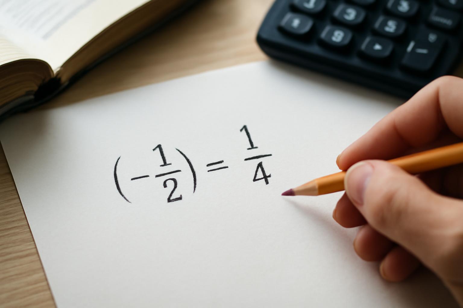 Negatív törtek négyzete: hogyan számoljuk?