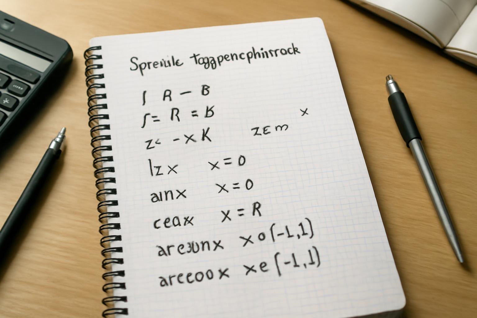 Speciális függvénytípusok és értékkészletük