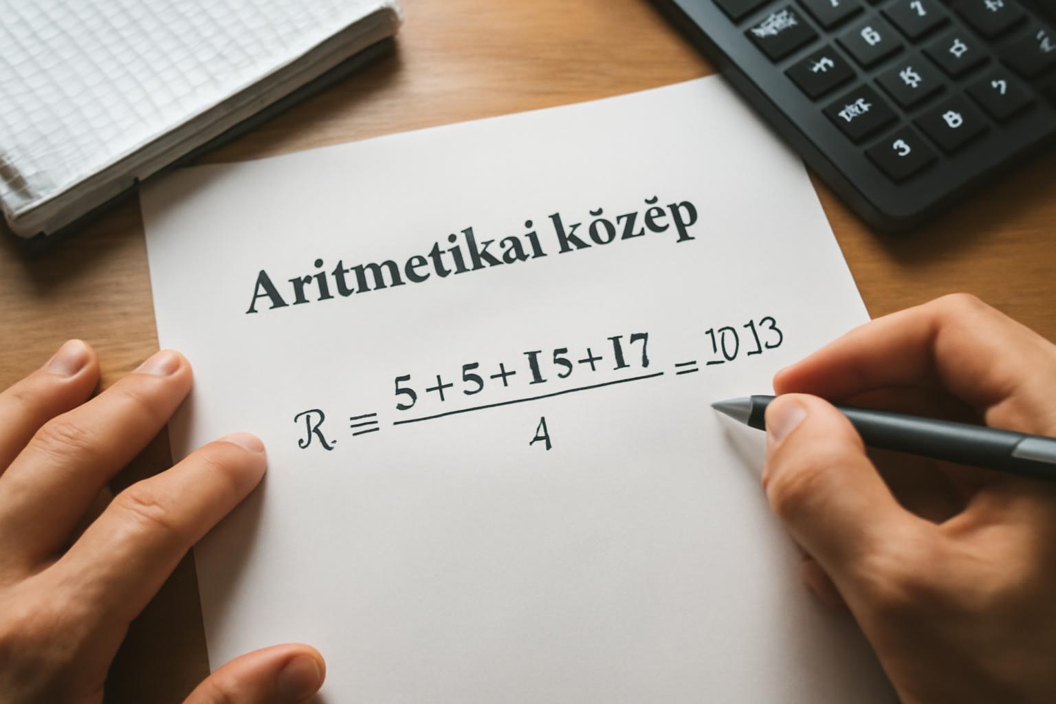 A számtani közép jelentése és alkalmazása matematikában
