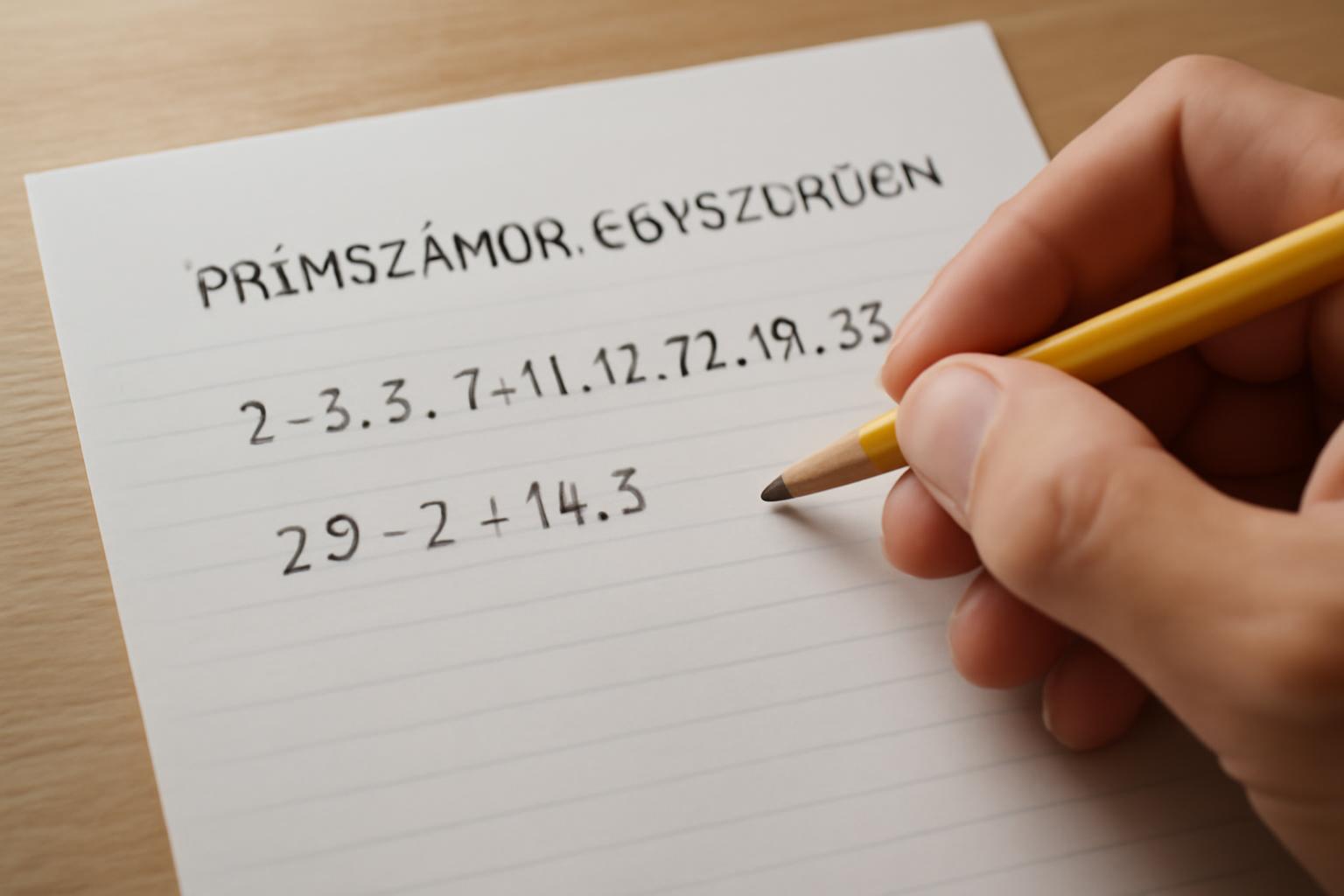 Prímszámok egyszerűen