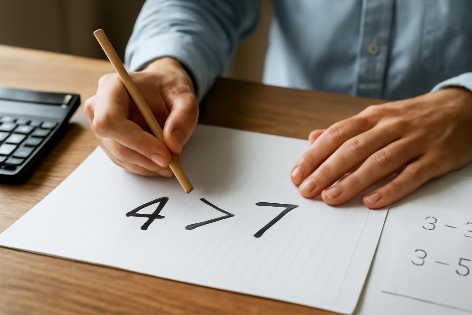 Számok összehasonlítása matematikában